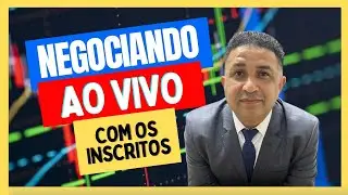 NEGOCIANDO AO VIVO: TRADER  VS  PLATAORMA