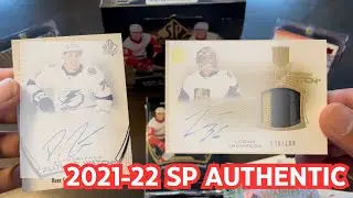 BEGINNER'S LUCK??? 2021-22 Upper Deck SP Authentic Hobby Box Break!