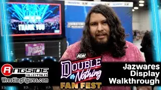 AEW Double or Nothing Fan Fest 2022 - Jazwares Wrestling Figure Display Walkthrough w/ Magic!