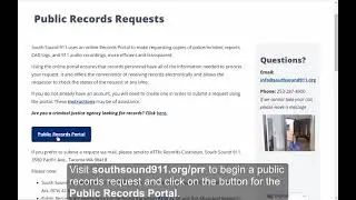 Public Records Requests