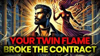 CHOSEN ONE, YOUR TWIN FLAME BROKE THE SACRED CONTRACT 💔📜&hellip; AND NOW SHE IS IN SPIRITUAL COLLAPSE!
