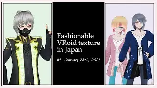 Fashionable VRoid texture in Japan #1
