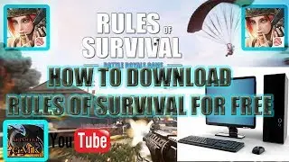 របៀបទាញយក Rules Of Survuval free full khmer #ROS PC