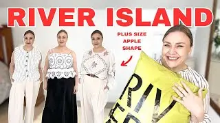 RIVER ISLAND PLUS SIZE HAUL | How to dress your APPLE SHAPE body