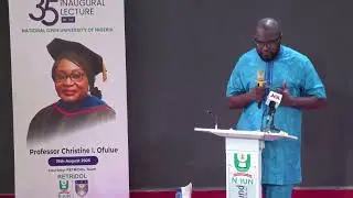 NOUN's 35th Inaugural Lecture, delivered by Prof. Christine Ofulue