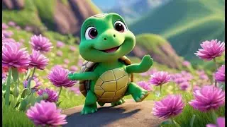 Tutu Turtle Says Hello | Friendly Turtle Song for Toddlers | Fun Nursery Rhyme