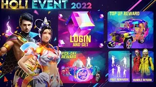 FREE FIRE HOLI EVENT 2022 | UPCOMING EVENT IN FF | TROPICAL PARROT RETURN | FIRE FIRE NEW EVENT