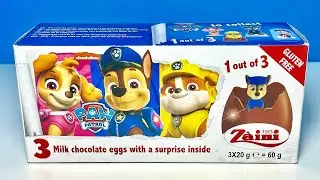 3 Paw Patrol Surprise Eggs Mystery Box Toy Surprises