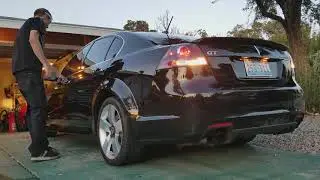 2009 G8 GT custom 304 long tubes and custom one off exhaust