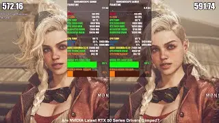 NVIDIA RTX 5090, 1 year Old Launch Driver VS Current Driver 4K Benchmarks