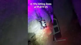 my wife getting her small tire truck up lines at proline by the fire #plbtf25 #axial #scx10ii #plbtf