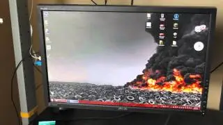 Screen horizontal lines / tearing / static after installing new video card