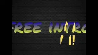 С новым годом вас гайсы !!! 2017 год рулит Free Intro!