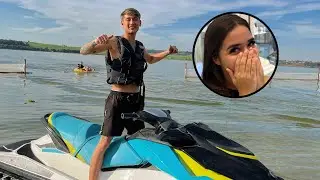 APRENDI ANDAR DE JET COM MINHA NAMORADA !