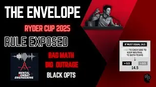 (Dopamine Math) Ryder Cup  Envelope Rule Controversy | Viktor Hovland&rsquo;s vs Keegan Bradley&rsquo;s