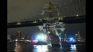 Shipwreck on Brooklyn Bridge: Mexican Navy Training Ship Crashes into Iconic Landmark