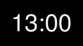 13 Minute Timer ⏰ | Countdown with Alarm Sound