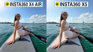 Сравнение тестов камер Insta360 X4 Air и Insta360 X5