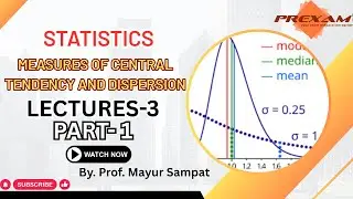 CAFC | Business Statistics | Measures of Central Tendency and Dispersion | LECTURE-3 | PART-1