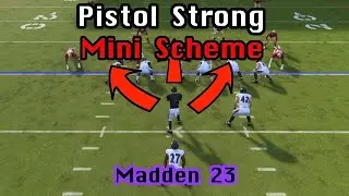 COLLEGE OFFENSE! Pistol Strong Mini Scheme | Madden 23 Tips & Tricks