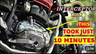 How To Clean / Buffing Chrome Engine Of Royal Enfield Bikes At Home #interceptor650 or #gt650