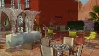 Sims 3 combined lot. Pink Chevy Wedding Chapel ~venue and residential lot