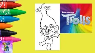 Dream Works Trolls Queen Poppy Coloring Pages #coloring_pages #coloring #queen #poppy