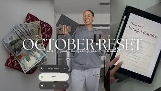 Ежемесячный сброс за октябрь 2025 года 🎃 постановка новых целей, создание привычек, составление б...