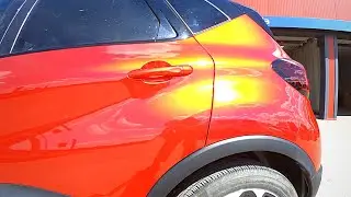 Car painting | Renault Rouge Flamme NNP ( Tinted Clear coat ) Waterborne Cromax Pro