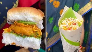 The Most Famous Street Food of India | Vada Pav & Jhal Muri Recipe
