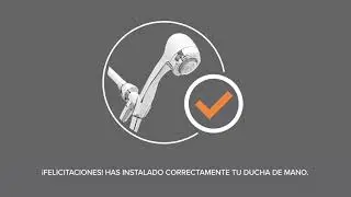 Step-by-Step Installation: Handheld Showerhead (Spanish)