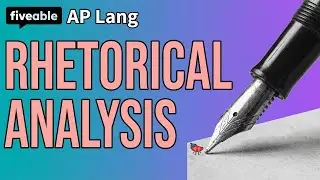 AP Lang CRAM &ndash; Rhetorical Analysis Essay Strategies