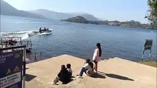 Beautiful artificial lake #orchid lake#joy#boating