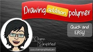 Drawing polymer | Addition polymerization | Easy way – Dr K