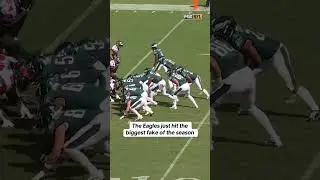 Faked out the whole stadium 😤 #NFL #football #eagles