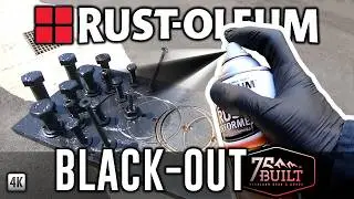 Black Out Paint for all Hardware on the C4 Fab Front Bumper for Toyota Tacoma - No Chrome No Silver!