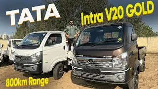 New TATA Intra V20 Gold CNG - 3 Cylinder | 800 km range
