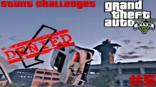 Drunk Mode Stunt! (GTA V Stunt Challenges #5)