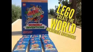 BRAND NEW LEGO Create The World Trading Cards | Create The World Incredible Inventions