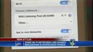 NSA/FBI Wi-Fi Hoax