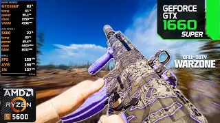 Call Of Duty Warzone 4 On GTX 1660 Super + R5 5600 | Optimized Settings | FPS Benchmarks | 2025