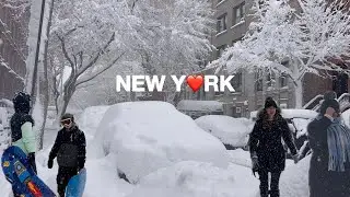 [4K]🇺🇸NYC Blizzard of 2026 ❄️☃️ Biggest SNOWSTORM in New York City | Feb 2026