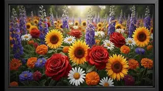 Healing Colors of Nature: A Wildflower Journey 🌿✨