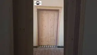 How to install door casing/How to trim a door/wooden door #woodwork #diy#shorts #shortvideo