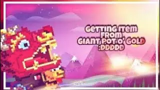 Growtopia | Getting Item From Giant Pot O' Gold :DD