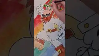 Paint Luigi as a Leprechaun for St Patrick's Day #mario #leprechaun #stpatricksday