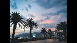 Тиват - Черногория. Улицы и магазины в центре. Tivat's streets and shops (Montenegro)