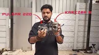 Boosting Hero Honda Karizma R with Bajaj Pulsar 220 Carburetor Swap! | DIY Carburetor swap