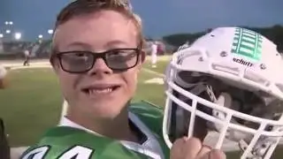 Water boy with Down syndrome scores touchdown for terminally ill mother   YouTube