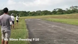 3x90mm edf flights: F-16 & Viperjet